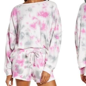 Free People Pink Tie-dye Lounge Set